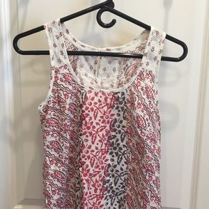 Pretty 100% cotton tank from Fat Face, XS